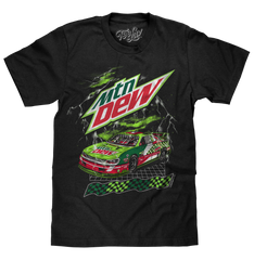 Mountain Dew Racecar T-Shirt - Black