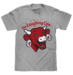 The Laughing Cow Cheese Logo T-Shirt - Athletic Gray Heather
