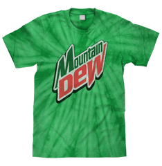 Mountain Dew Logo Tie Dye T-Shirt - Spider Kelly