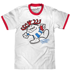 Hawaiian Punch Ringer T-Shirt - White/Red