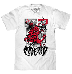 Mtn Dew Code Red Comic Book T-Shirt - White
