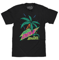 Mtn Dew Baja Blast Palm Tree T-Shirt - Black