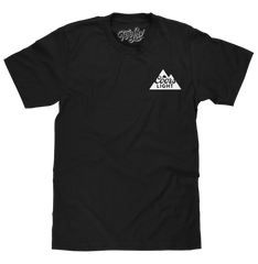 Coors Light Cold as the Rockies Left Chest Front and Back Print T-Shirt - Black