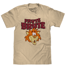 Frute Brute Cereal Retro 70s Cartoon Werewolf T-Shirt - Cream