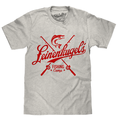 Leinenkugel's Fishing Camp Beer Logo T-Shirt - Ash Gray