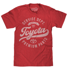 Toyota Service Department Premium Parts T-Shirt - Heather Red