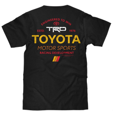 Toyota Racing Development TRD Front and Back Print T-Shirt - Black