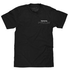 Toyota Prius Passion for the Planet Front and Back Print T-Shirt - Black