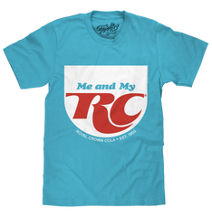 RC Cola Me and My RC Royal Crown Soda T-Shirt - Aqua Blue