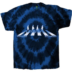 The Beatles Abbey Road Crossing Tie Dye T Shirt