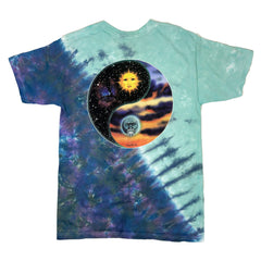 Cosmic Yin Yang Tie Dye T Shirt
