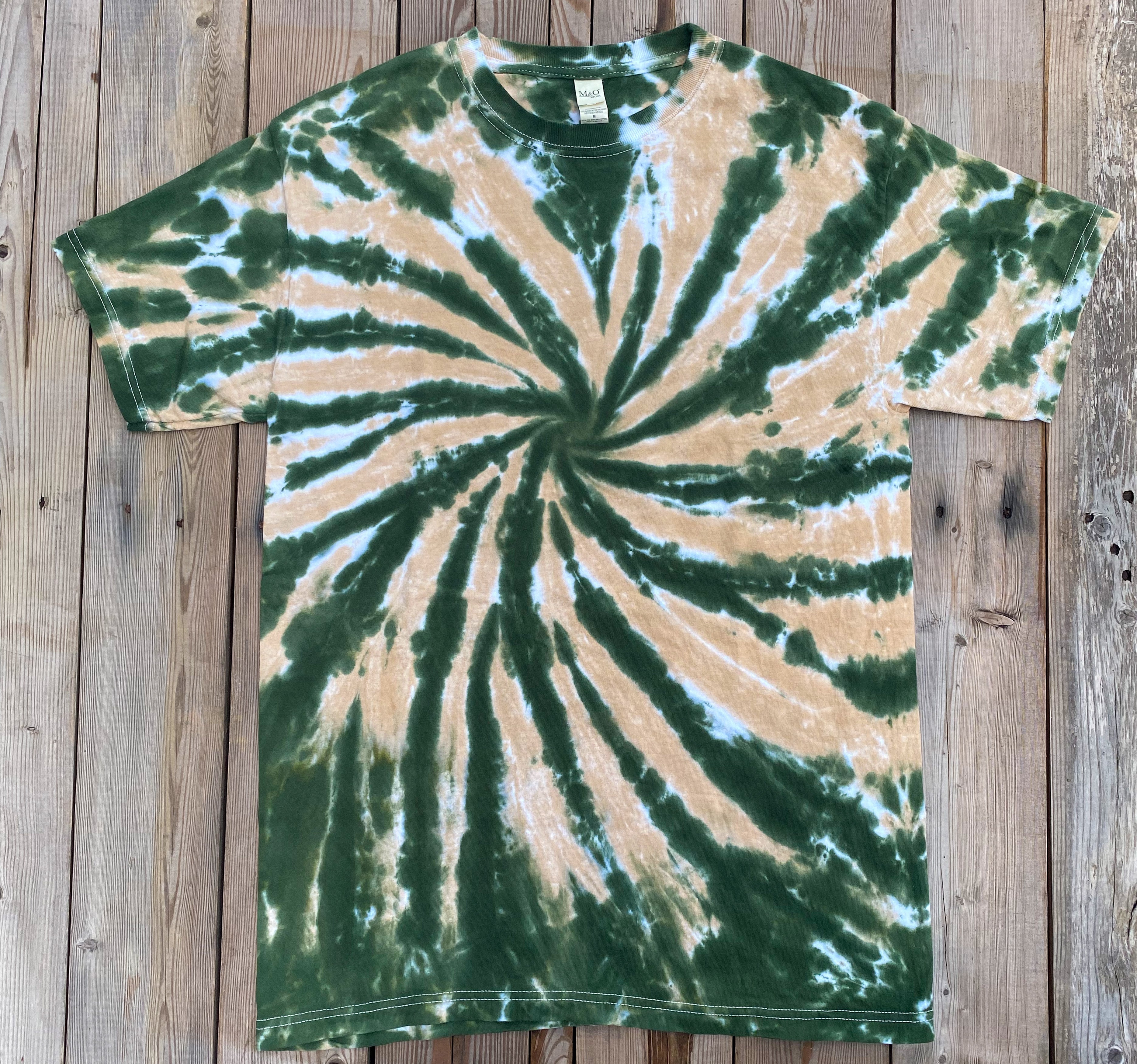 Forest Swirl Tie Dye T Shirt details