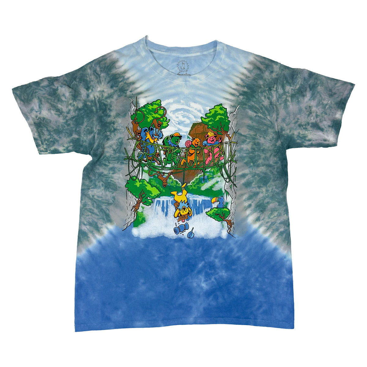 Grateful Dead Bridge Bears Tie Dye T Shirt