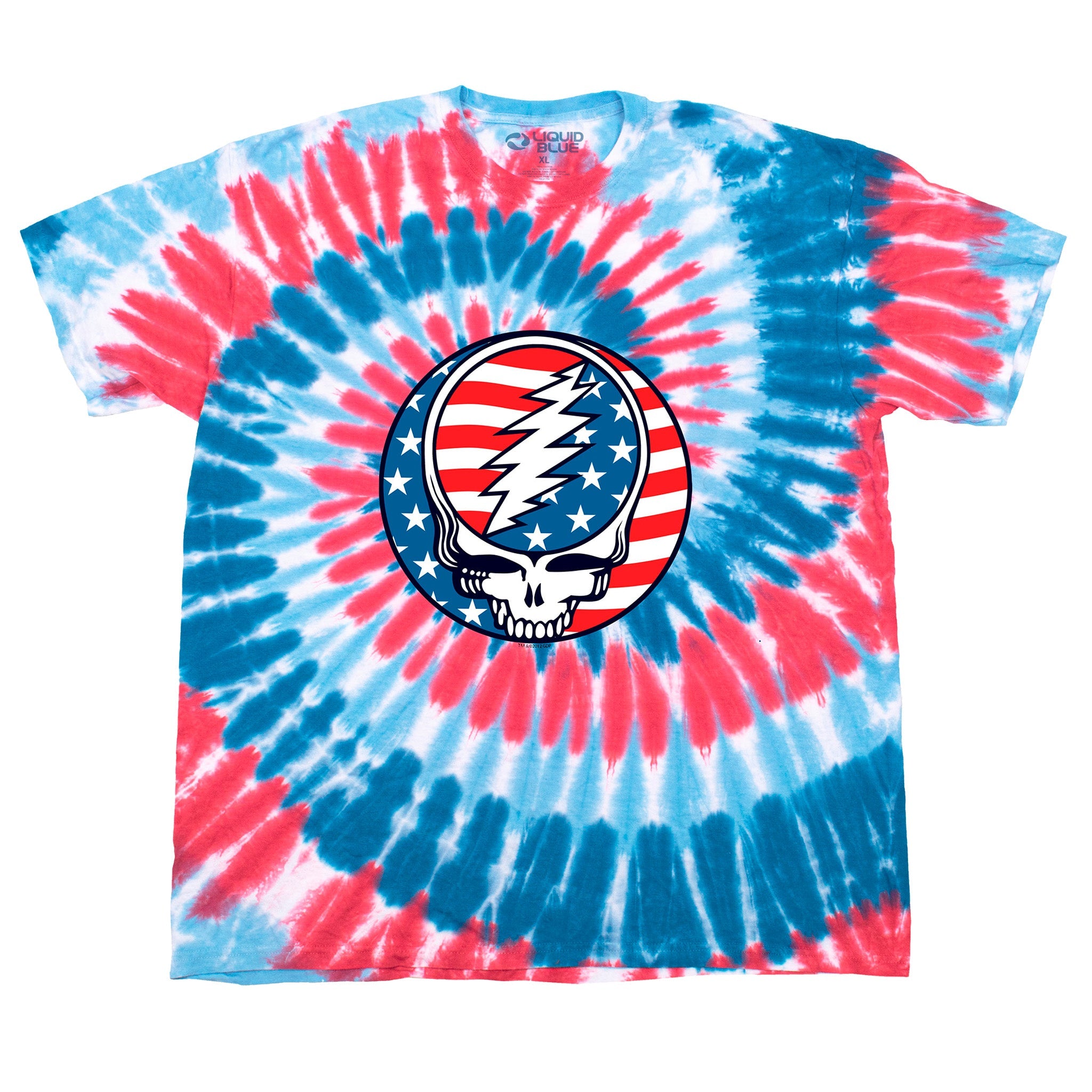 Grateful Dead Stars & Stripes Tie Dye T Shirt
