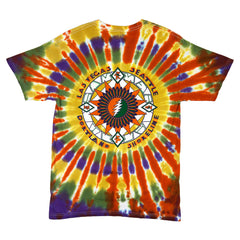 Grateful Dead Steal Your Feathers Tie Dye T Shirt back