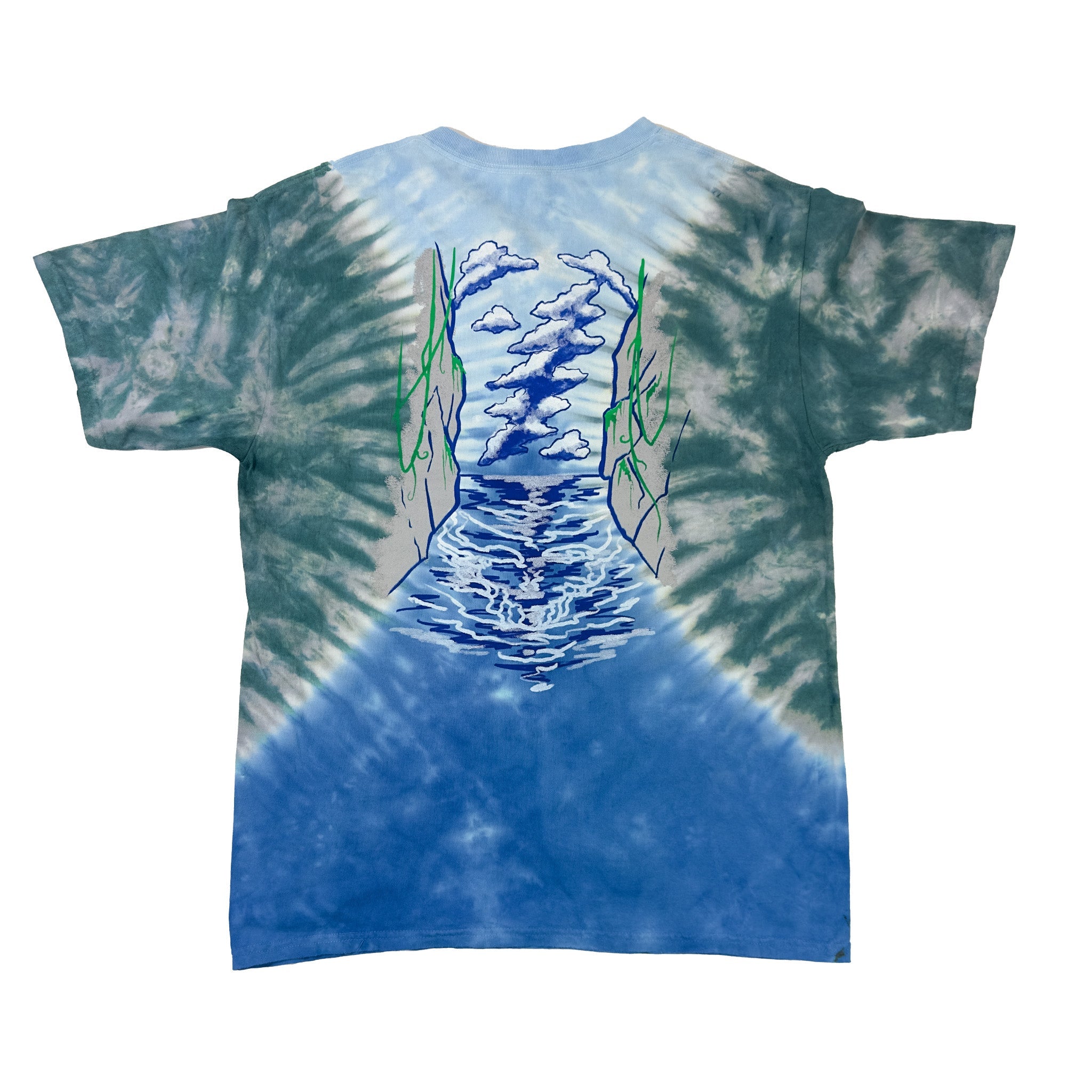 Grateful Dead Bridge Bears Tie Dye T Shirt back