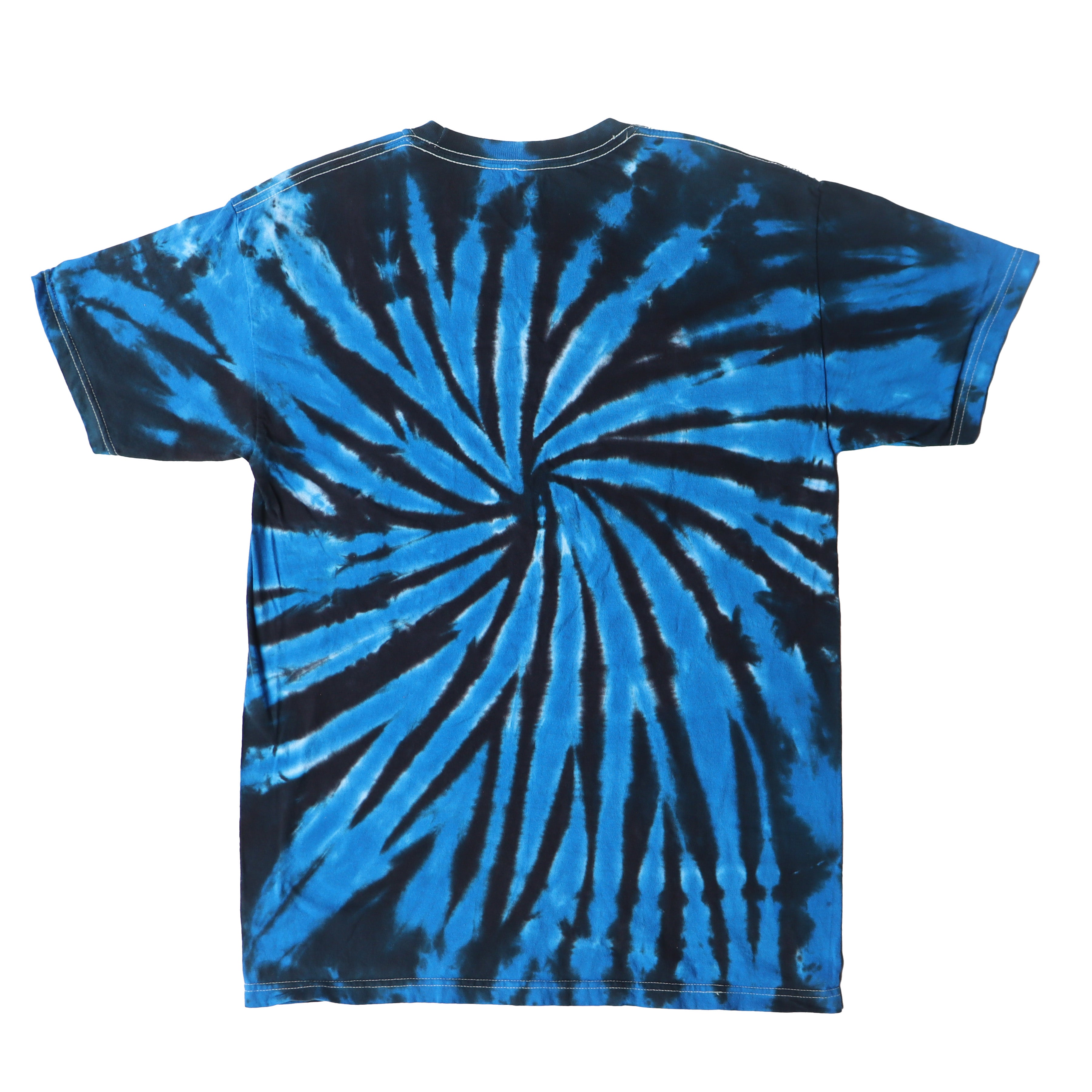 Black Royal Hurricane Tie Dye T Shirt : Hippie Shop