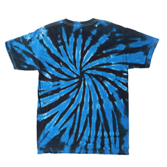 Black Royal Hurricane Tie Dye T Shirt : Hippie Shop