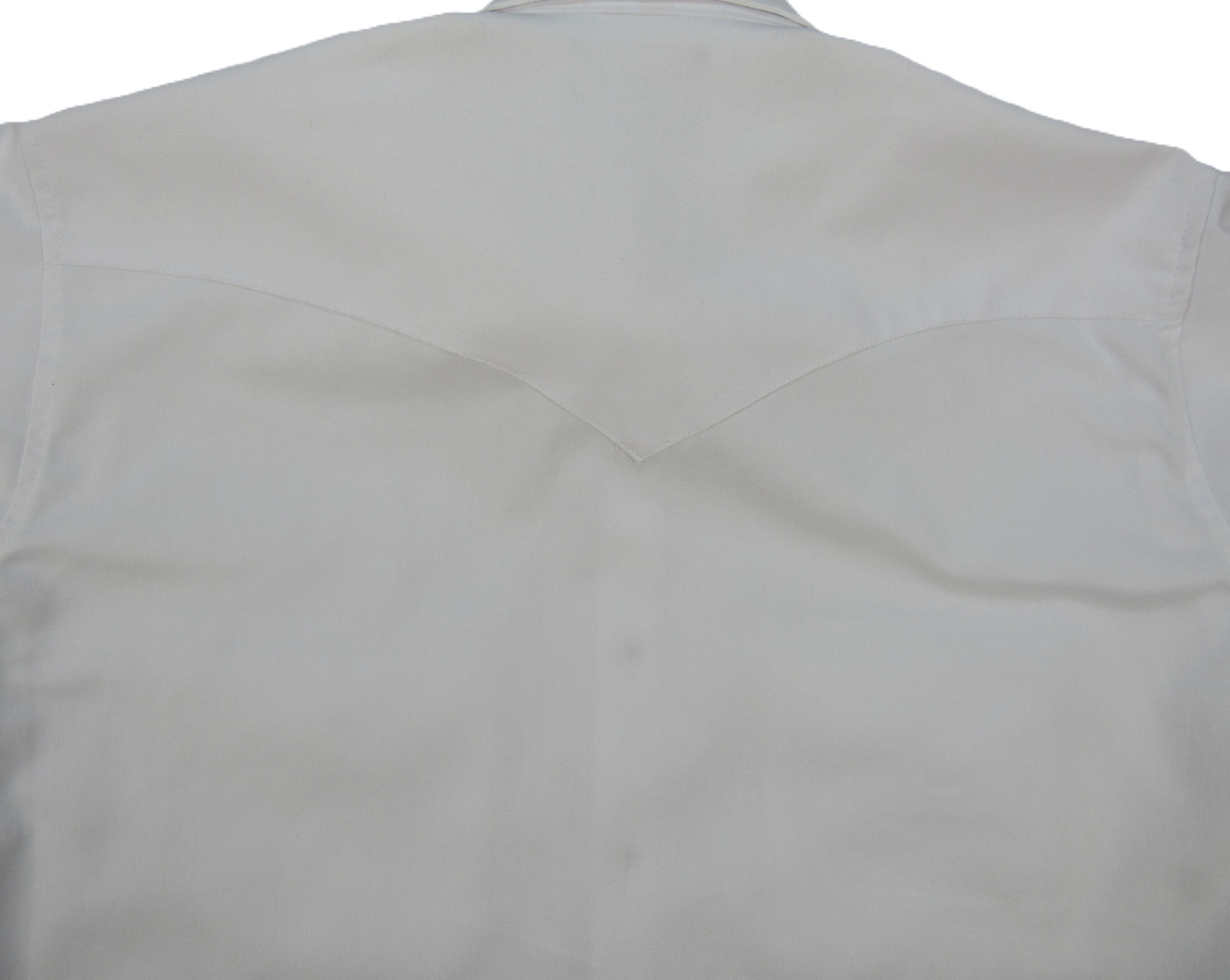 Flying R Ranchwear - Western Classic Solids - White Twill - Short Sleeve - Classic Fit