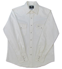 Flying R Ranchwear - Primo Solids - White Oxford - Long Sleeve - NEW FIT