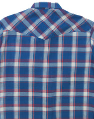 Flying R Ranchwear - Feather Plaids - Americana Blue - Long Sleeve - NEW FIT - PRE-ORDER 10.25 Delivery