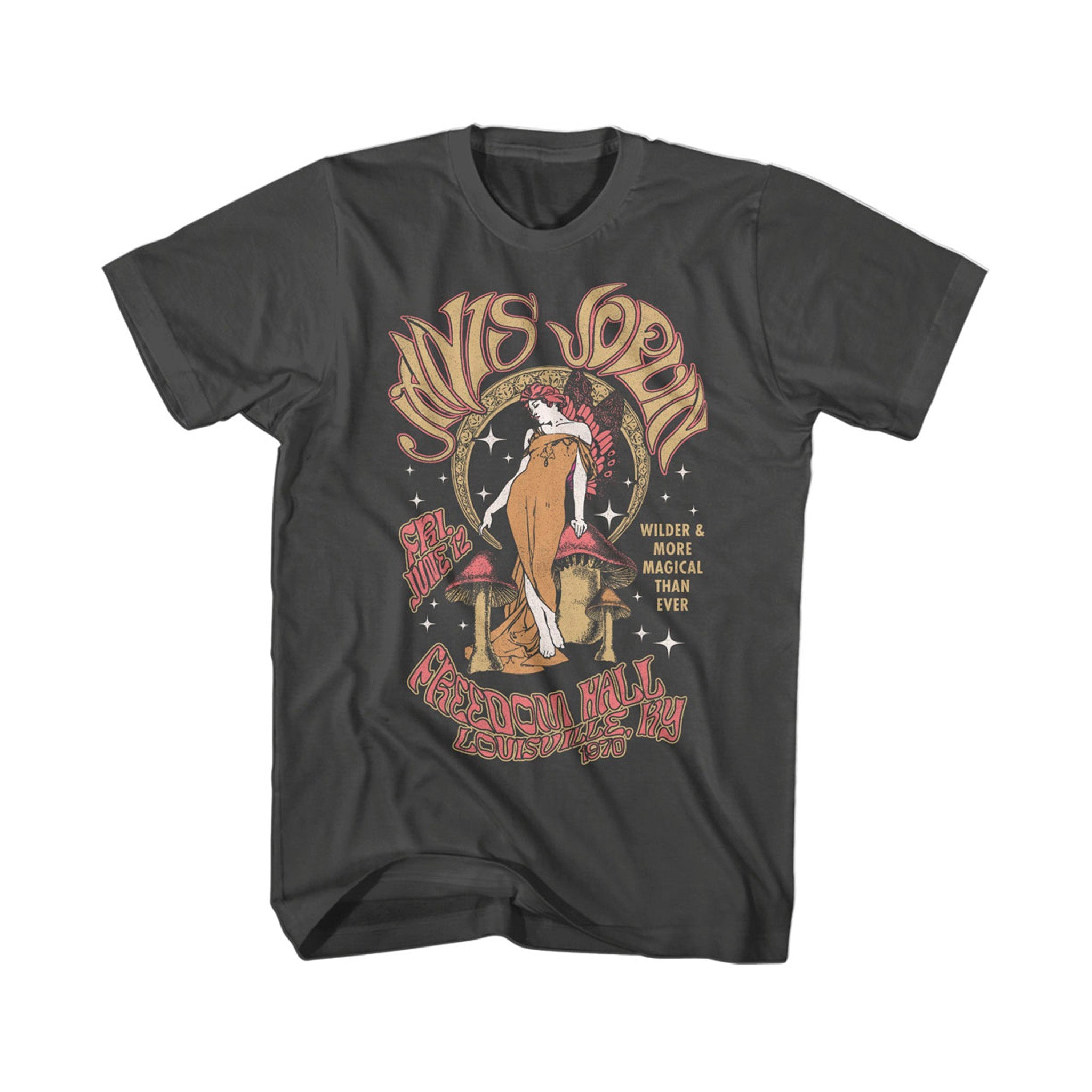 Janis Joplin Fairy and Moon T Shirt