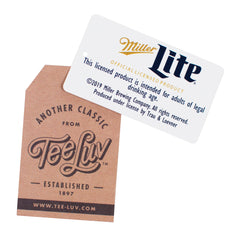Miller Lite Beer Tie Dye T-Shirt - Coral Reef Tie Dye