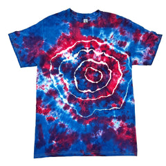 Patriotic Geode Tie Dye T Shirt : Hippie Shop