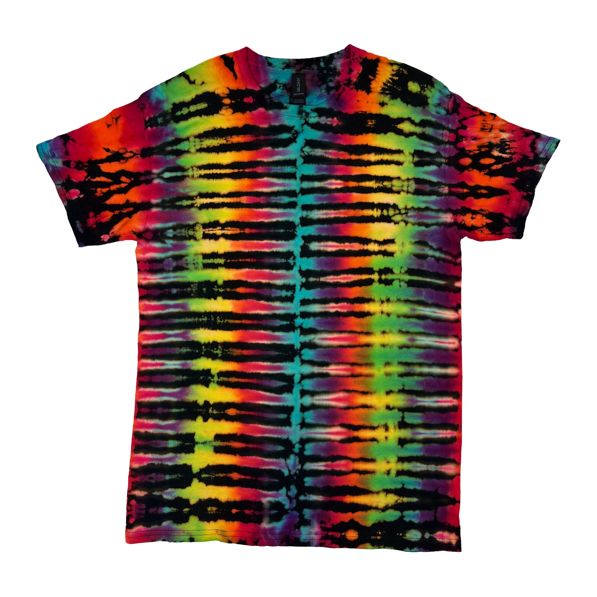 Rainbow Tire Track Tie Dye T Shirt
