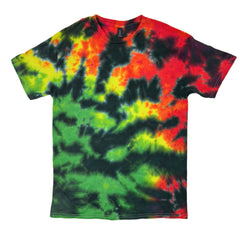 Rasta Splat Tie Dye T Shirt