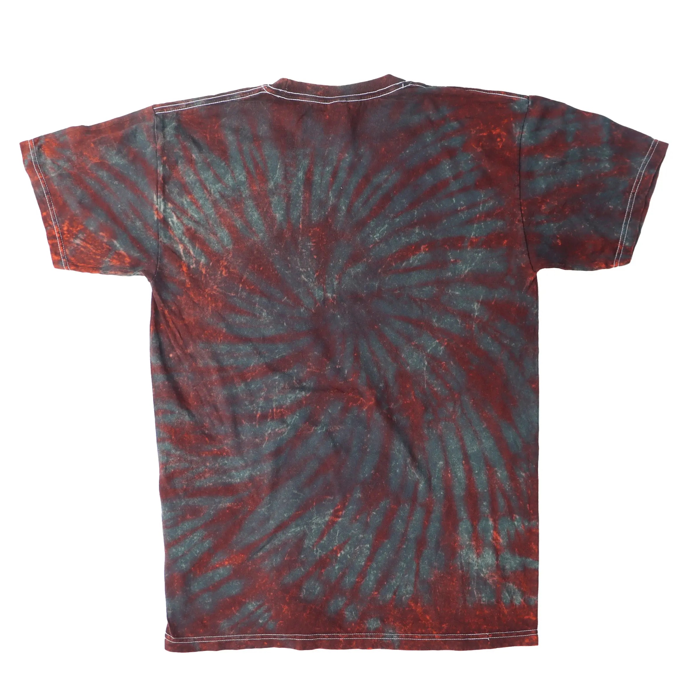 Rustic Steel Tie Dye T Shirt back