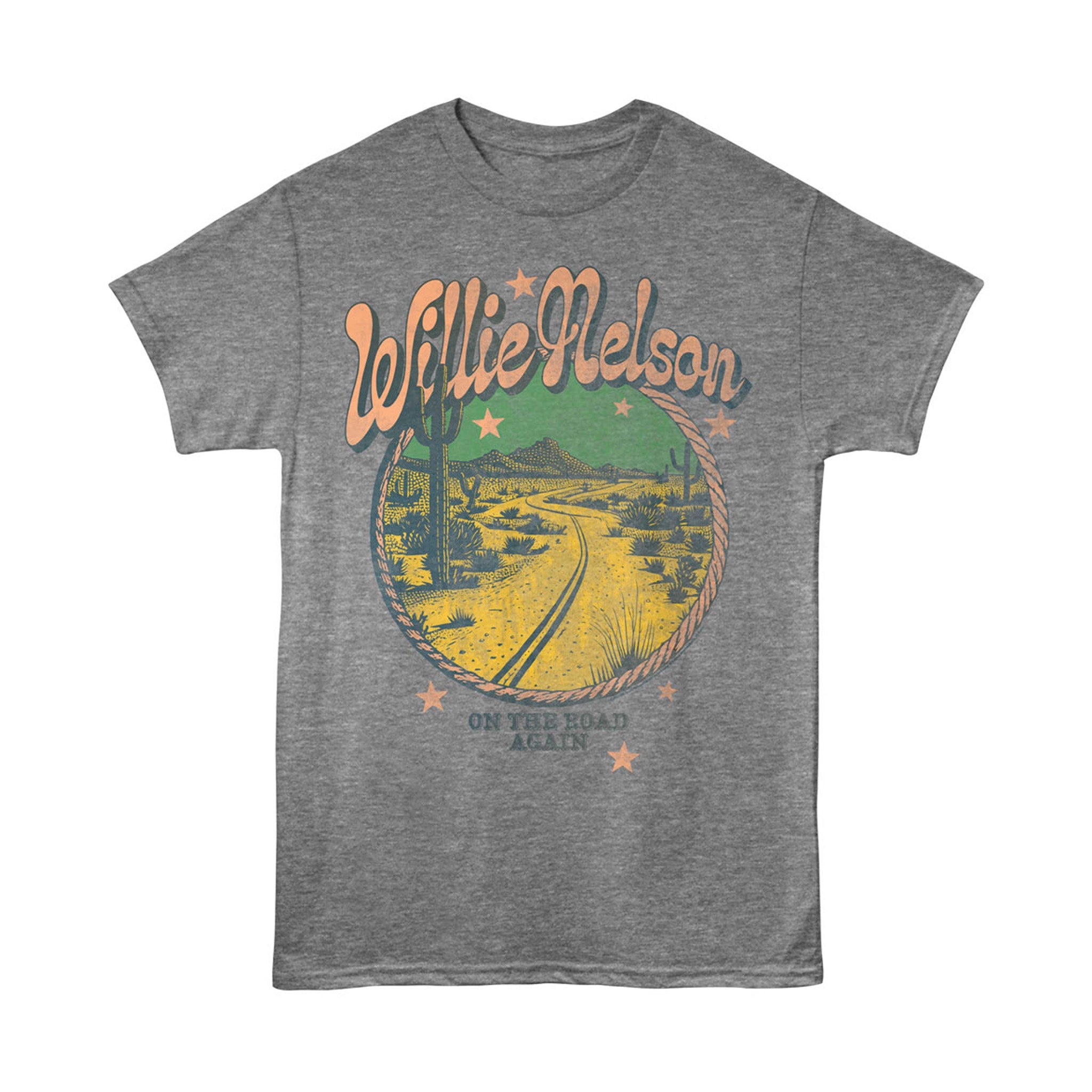 Willie Nelson On The Road Again T Shirt