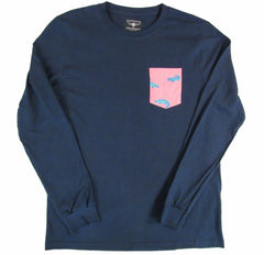 Flying R Ranchwear - Novelty Print - Long Sleeve - Pocket T-shirt - Made in USA