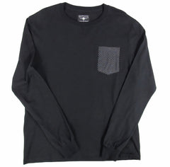 Flying R Ranchwear - Dot Print - Long Sleeve - Pocket T-shirt - Made in USA