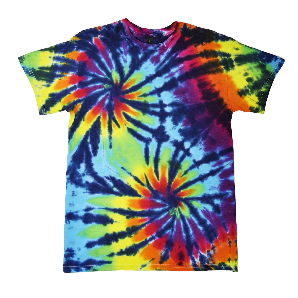 Double Prism Swirl Tie Dye T Shirt : Hippie Shop