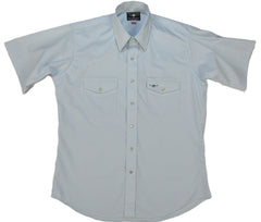 Flying R Ranchwear - Brisa Solids - Pale Blue - Short Sleeve - Classic Fit