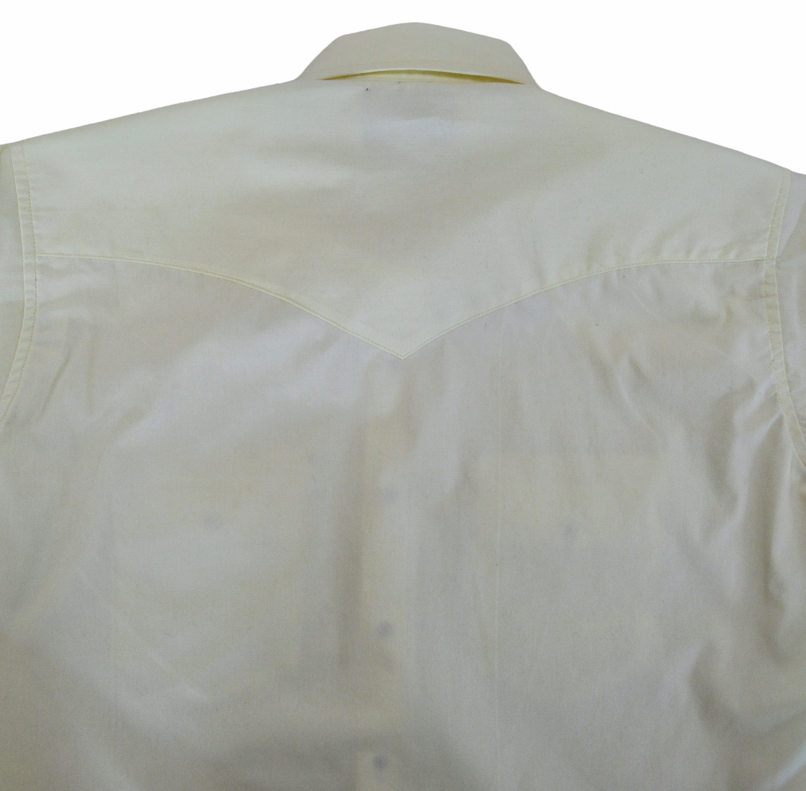Flying R Ranchwear - Western Solid - Pale Yellow - Long Sleeve Snaps