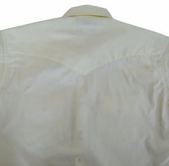 Flying R Ranchwear - Western Solid - Pale Yellow - Short Sleeve Snaps